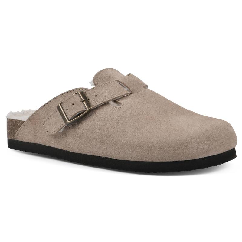 ホワイトマウンテン レディース シューズ サンダル White Mountain Bari Women's Clogs Taupe Suede Faux トープ