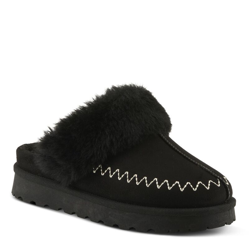 フレクサス レディース シューズ サンダル Flexus by Spring Step Alava Women'slip-On Clog Slippers Black ブラック｜ReVida 店