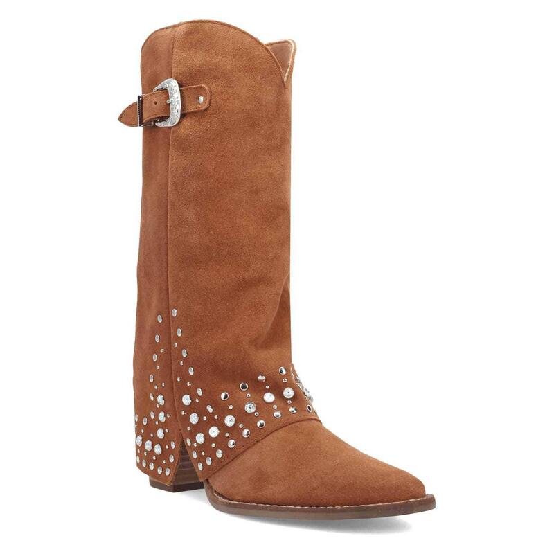 ディンゴ レディース シューズ ブーツ・レインブーツ スエード レザー Dingo Howdy Honey Women'suede Leather Boots Brown ブラウン