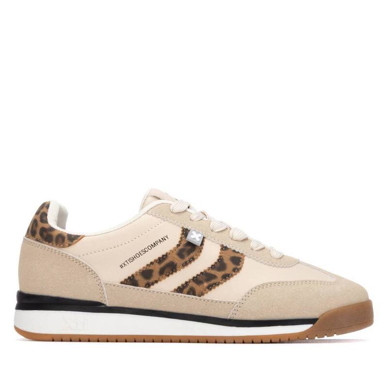 キシタイ レディース シューズ スニーカー XTI Women's Casual Sneakers 144587 Leopard アニマル