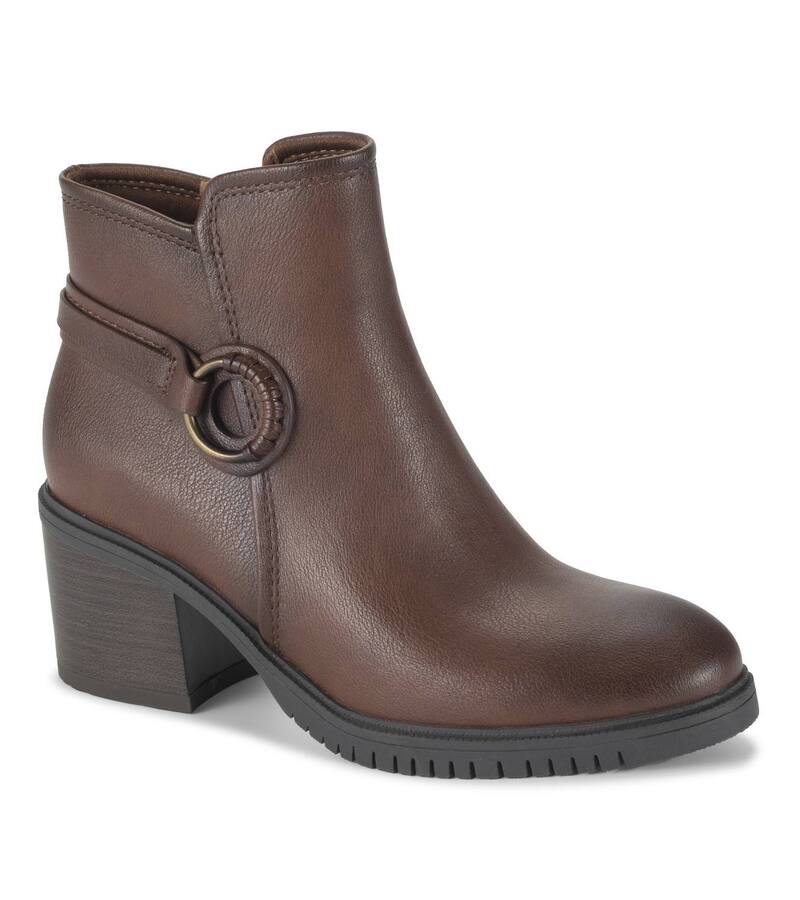 ベアトラップス レディース シューズ ブーツ・レインブーツ アンクル ヒール Baretraps Felicia Women\'s Block Heel Ankle Boots Oak