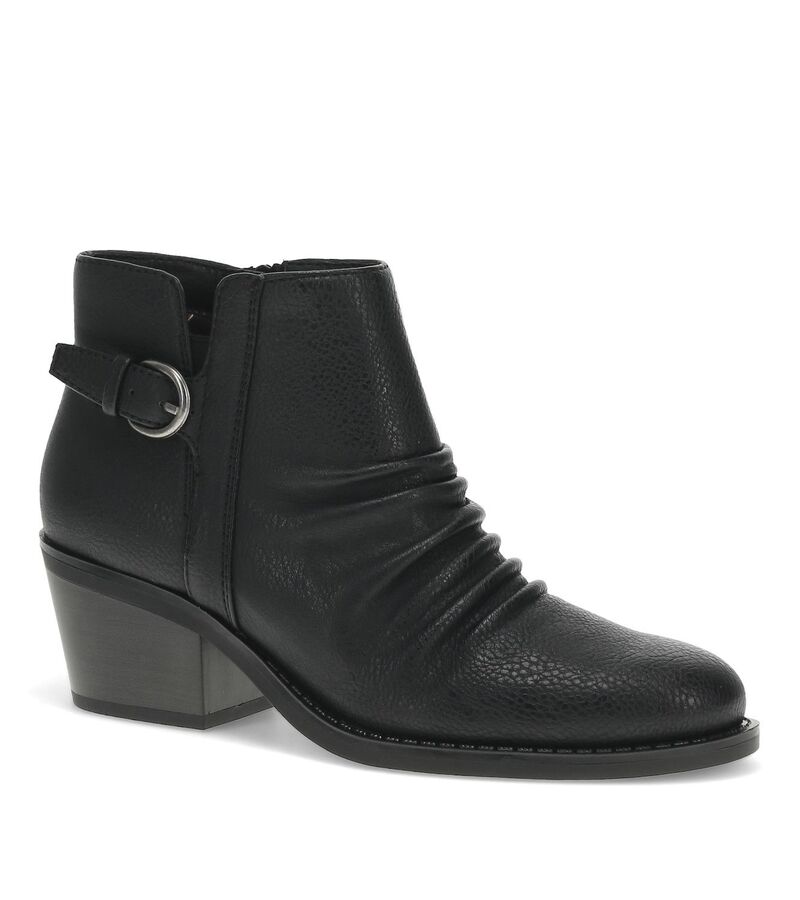 ベアトラップス レディース シューズ ブーツ・レインブーツ アンクル ヒール Baretraps Linnea Women's Block Heel Ankle Boots Black ブラック
