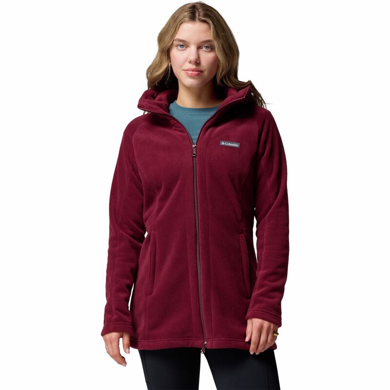 コロンビア レディース アウター ジャケット・ブルゾン フーデッドジャケット フリース Women's Columbia Benton Springs Fleece Hooded Jacket Rich Wine ワイン