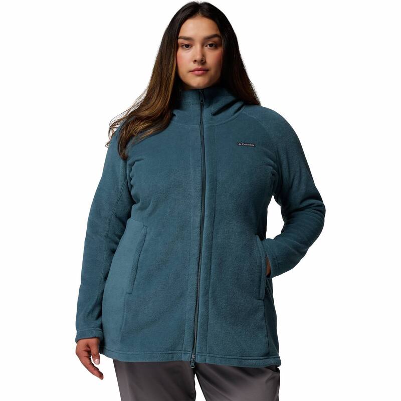 コロンビア レディース アウター 上衣・上衣 つけ加える大きさ フリース Plusize Columbia Benton Springs Hooded Fleece Jacket Everblue