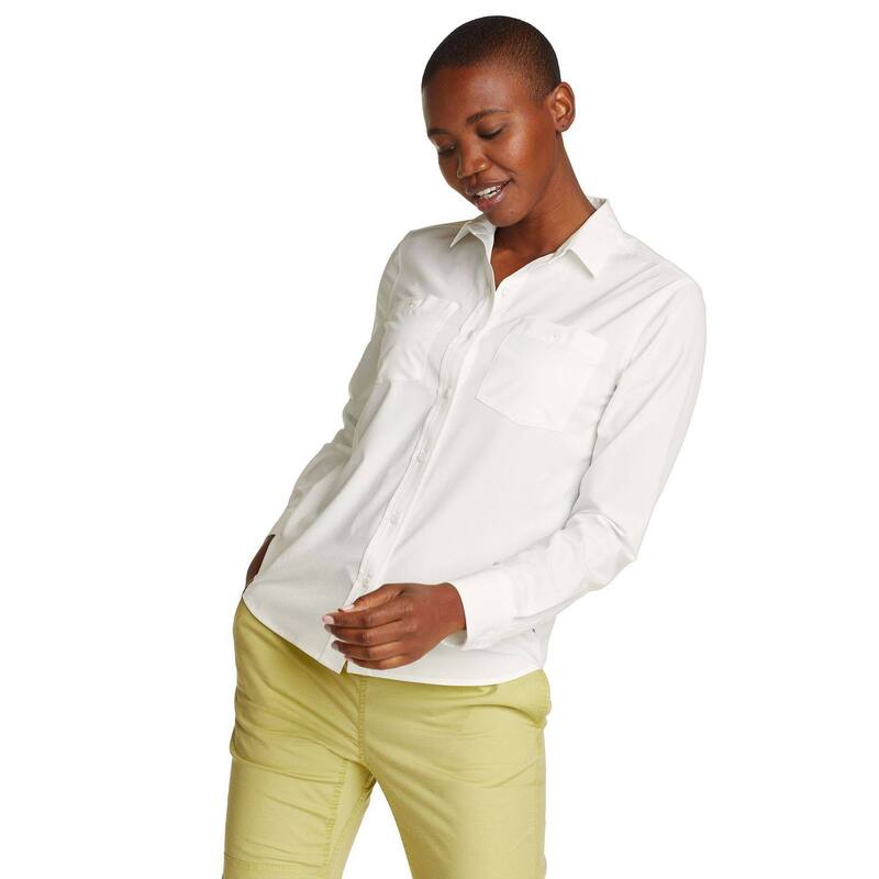 エディー バウアー レディース トップス シャツ Women's Eddie Bauer Departure 3.0 Long Sleeve Shirt Snow 16,546円