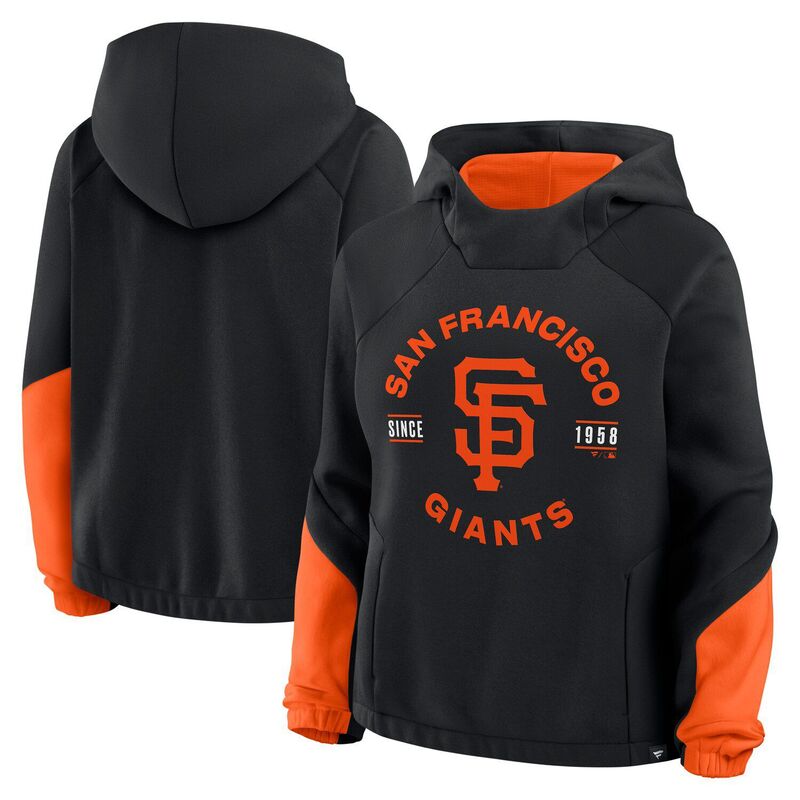 ファナティクス レディース トップス Tシャツ パーカー Women's Fanatics Black San Francisco Giants Oversized Time to Win Pullover Hoodie Gnt Black ブラック