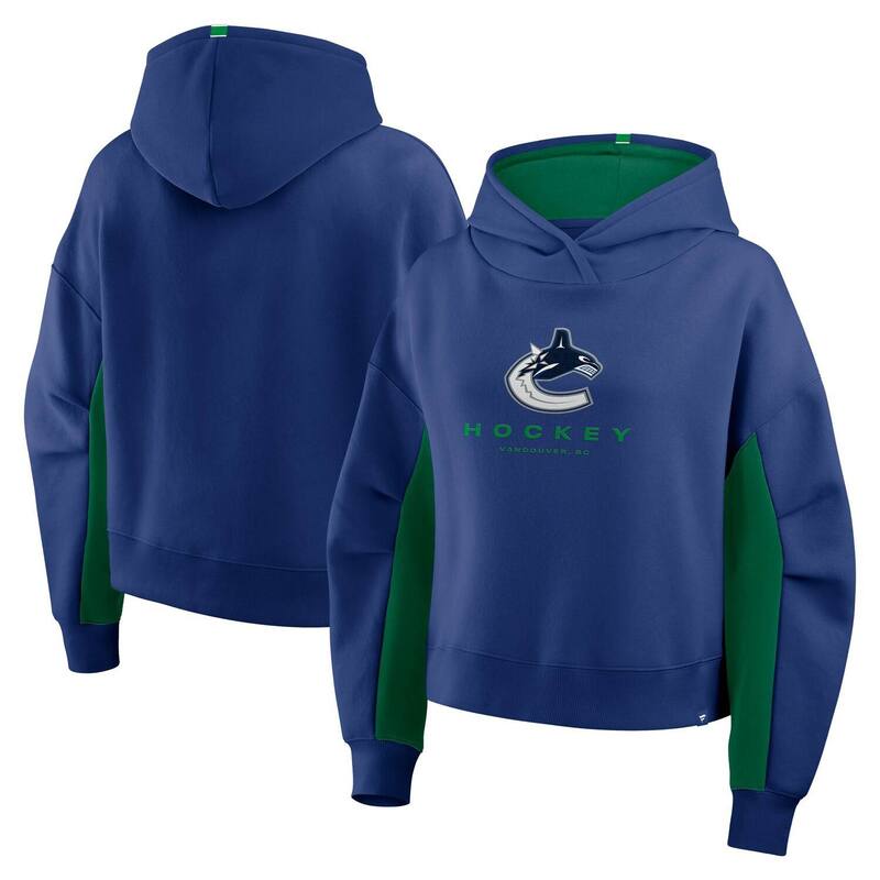 ファナティクス レディース トップス Tシャツ パーカー Women's Fanatics Blue Vancouver Canucks Back Check Boxy Hoodie Cnk Blue ブルー 21,980円