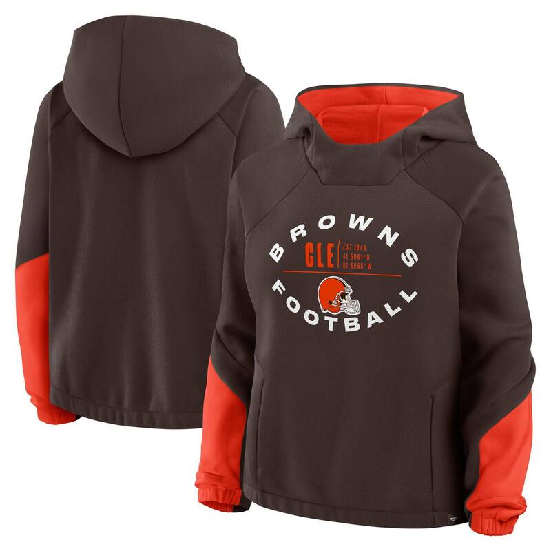 ファナティクス レディース トップス Tシャツ パーカー Women's Fanatics Brown Cleveland Browns Oversized Redzone Bubble Screen Pullover Hoodie Brn Brown ブラウン 21,980円