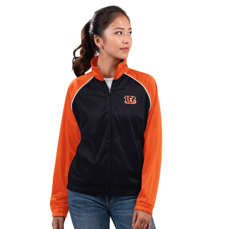 ジースリー フォーハー バイ カール バンクス レディース アウター ジャケット・ブルゾン Women's G-III 4Her by Carl Banks Black Cincinnati Bengals Replay Full-Zip Track Jacket Bng Black ブラック