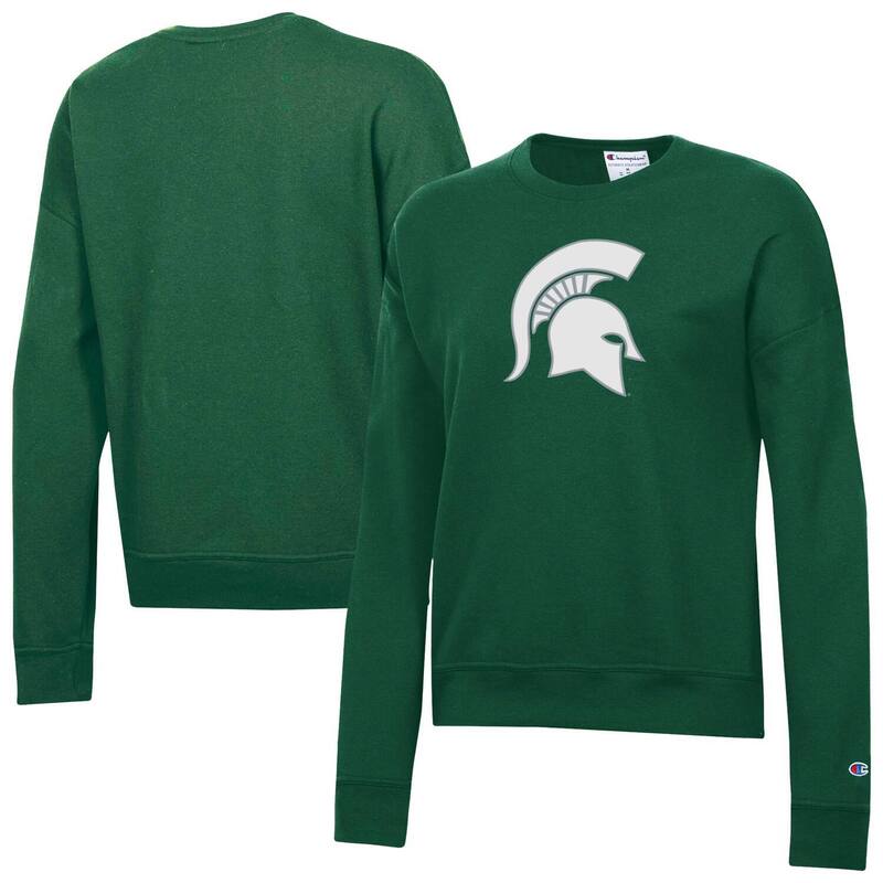 チャンピオン レディース トップス Tシャツ スウェット Women's Champion Green Michigan State Spartans Powerblend Sweatshirt Msu Green グリーン