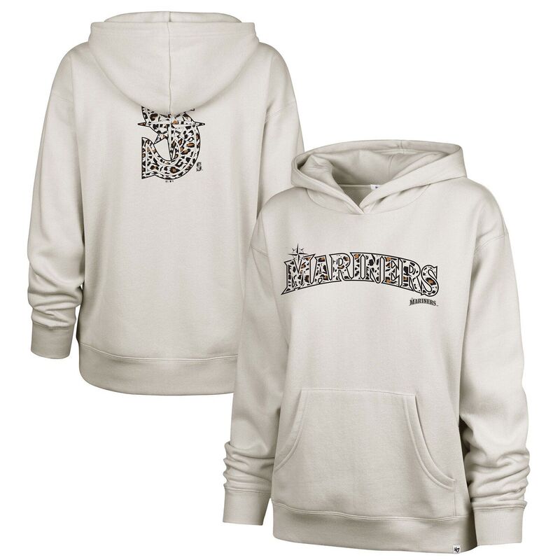 フォーティセブンブランド レディース トップス Tシャツ パーカー 47 Brand Women's '47 Cream Seattle Mariners MVP Hoodie Mns Beige ベージュ
