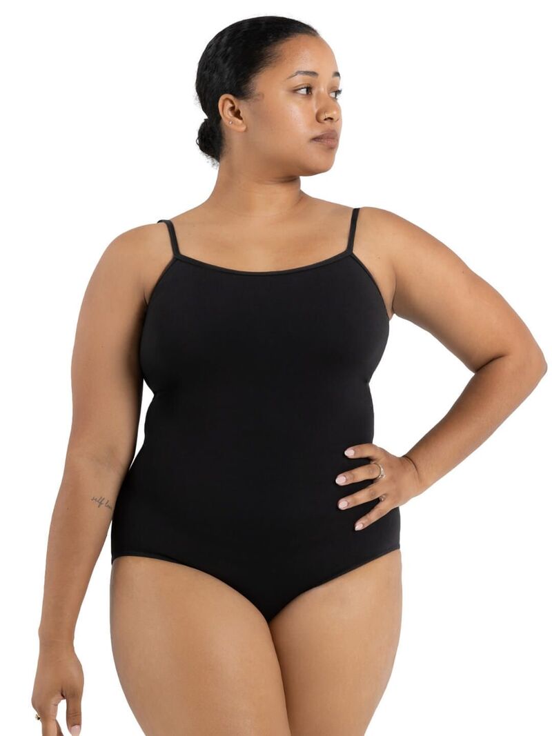 カペジオ レディース トップス ティーシャツ Capezio Camisoleotard w/ Adjustable Straps Black 黒いこと Tシャツ・カットソー-レディースファッション-トップス