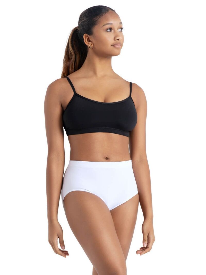 カペジオ レディース アンダー御召しもの ブラ Capezio Team Basics Camisole Bra Top Black 黒いこと