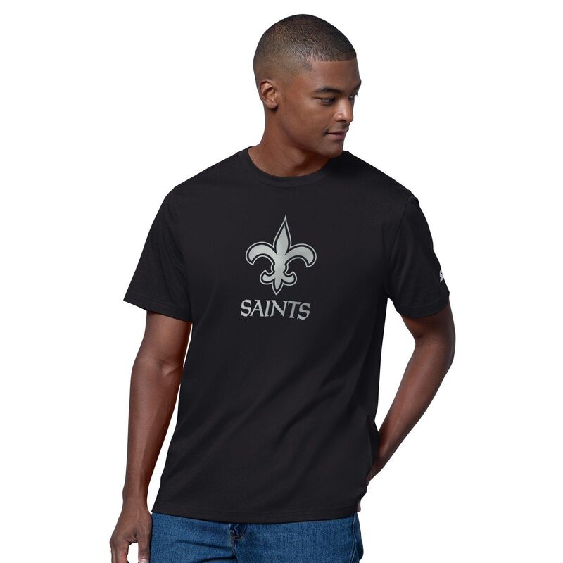 スターター メンズ トップス Tシャツ Men'starter Black New Orleansaints Thursday Night Gridiron T-Shirt Snt Black ブラック