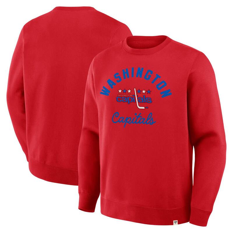 ファナティクス メンズ トップス プルオーバー ヴィンテージ 汗水 鳥打ち帽 Men\u0027s Fanatics Red Washington Capitals Vintage Stickler Sweatshirt Cap Red 赤いこと