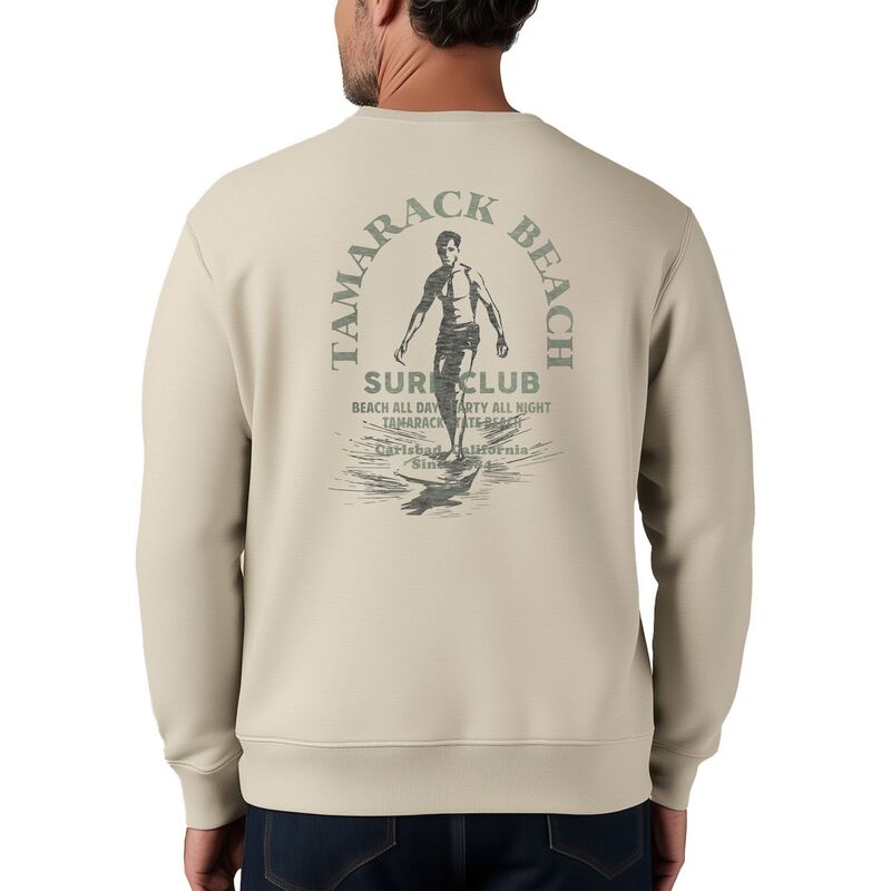 岩礁 メンズ トップス プルオーバー 汗水 フリース Men\u0027s REEF Tamarack Beach Fleece Sweatshirt Cream 皮膚軟化剤