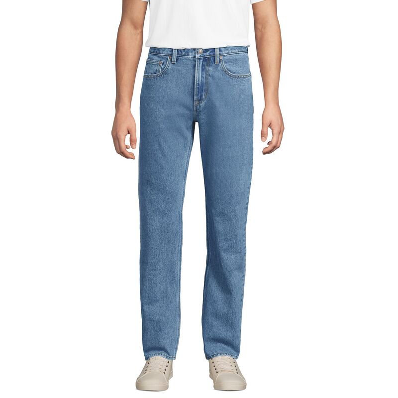 ランズエンド メンズ ボトムス デニムパンツ ジーンズ Men's Lands' End Stretch Comfort Waist Classic Fit Jeans Medium Glacier Wash｜ReVida 店 20,980円