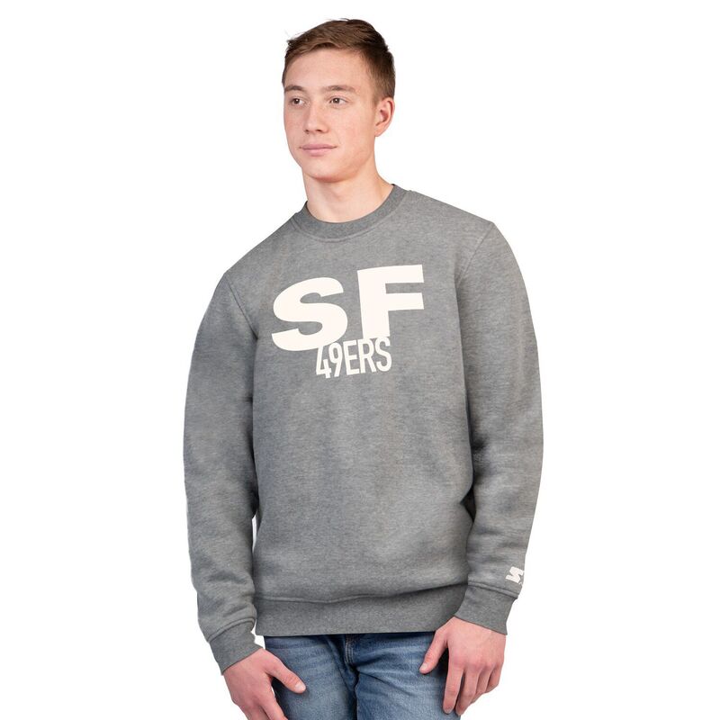 スターター メンズ トップス Tシャツ スウェット Men'starter Charcoal San Francisco 49ers Assist Sweatshirt 49r Charco チャコール