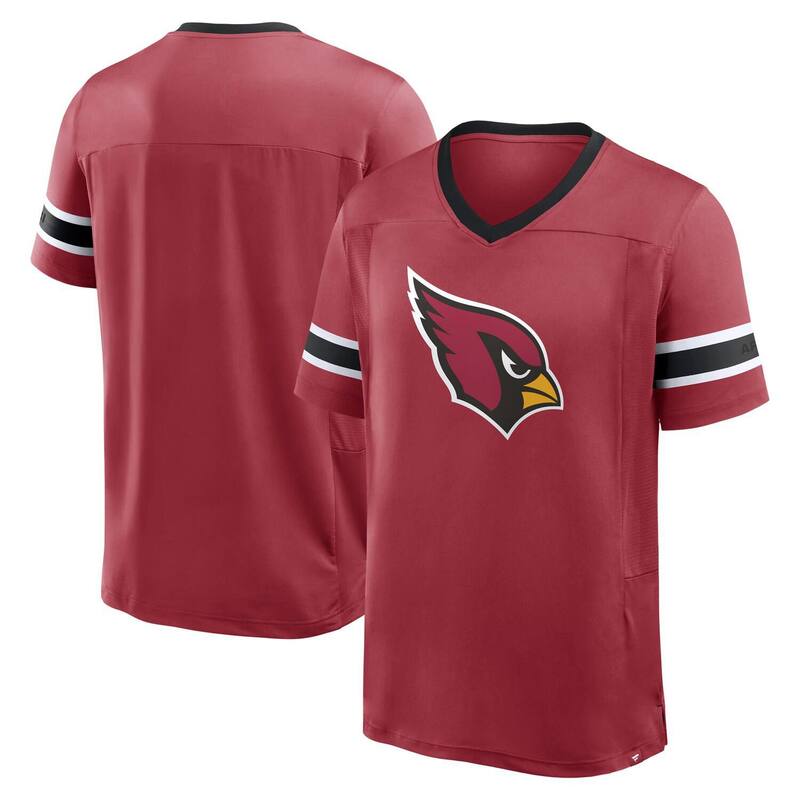 ファナティクス メンズ トップス Tシャツ Vネック Men's Fanatics Cardinal Arizona Cardinals Hometown Premium Hashmark V-Neck T-Shirt Acred レッド｜ReVida 店