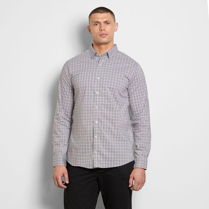 ヴァンハウセン メンズ トップス Tシャツ トール Big & Tall Van Heusen Everyday Defense Check Shirt Iron Gate チェック