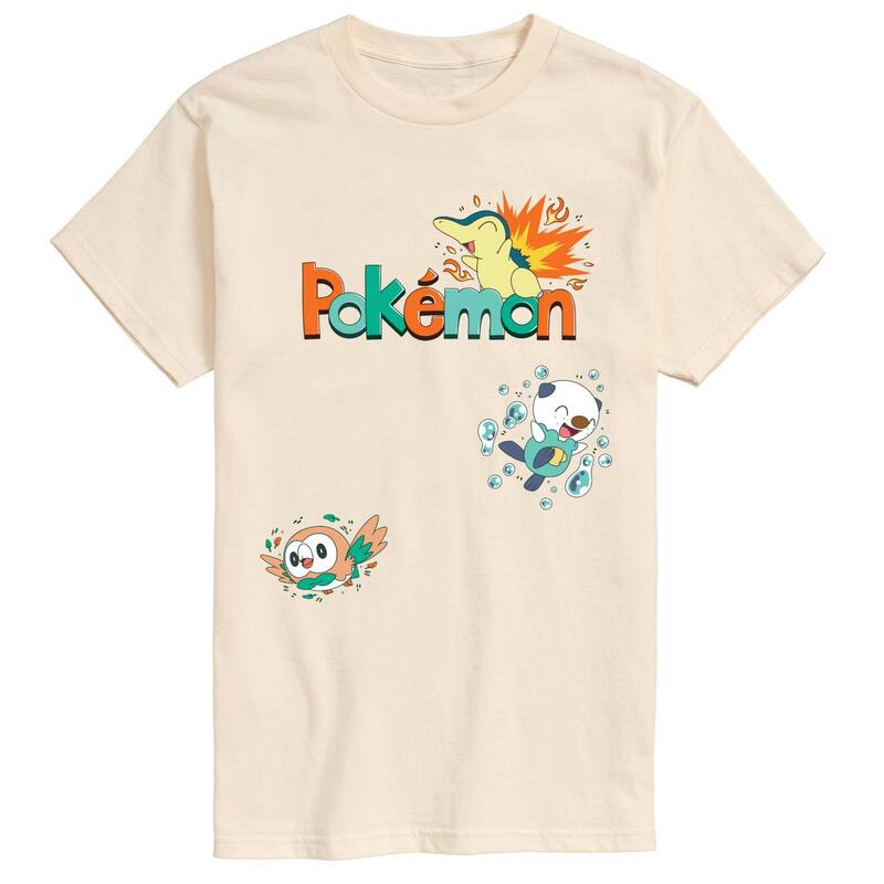 アニメキャラクター メンズ トップス Tシャツ トール グラフィック Licensed Character Big & Tall Pokmon Legends: Arceustarters Graphic Tee Cream クリーム