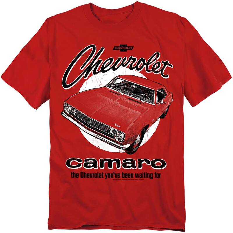 アニメキャラクター メンズ トップス Tシャツ トール グラフィック Licensed Character Big & Tall Chevrolet Retro Camaro Graphic Tee Red レッド