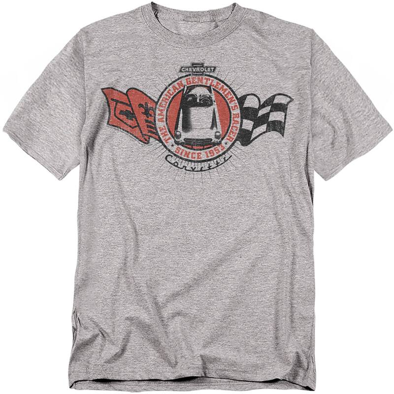 アニメキャラクター メンズ トップス Tシャツ トール グラフィック Licensed Character Big & Tall Chevrolet Gentlemen's Racer Graphic Tee Heather Gray グレー