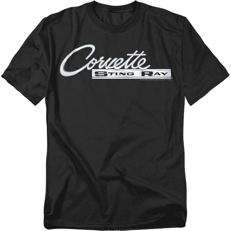 アニメキャラクター メンズ トップス Tシャツ トール ロゴ グラフィック Licensed Character Big & Tall Chevrolet Stingray Logo Graphic Tee Black ブラック