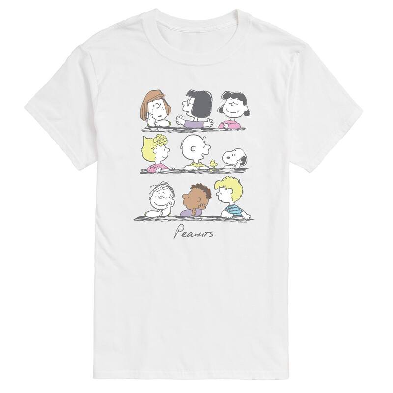 アニメキャラクター メンズ トップス Tシャツ ヴィンテージ トール グラフィック Licensed Character Big & Tall Peanuts Group Vintage Graphic Tee White ホワイト