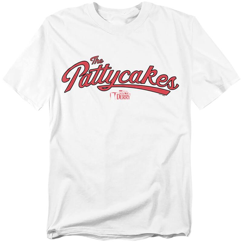 アニメキャラクター メンズ トップス Tシャツ トール グラフィック Licensed Character Big & Tall Welcome To Derry Pattycakes Graphic Tee White ホワイト