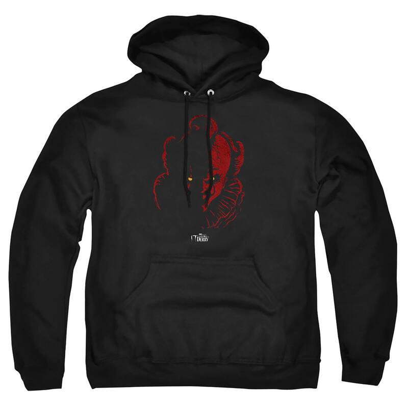 アニメキャラクター メンズ トップス Tシャツ トール パーカー グラフィック Licensed Character Big & Tall Welcome To Derry Pennywise Graphic Pullover Hoodie Black ブラック
