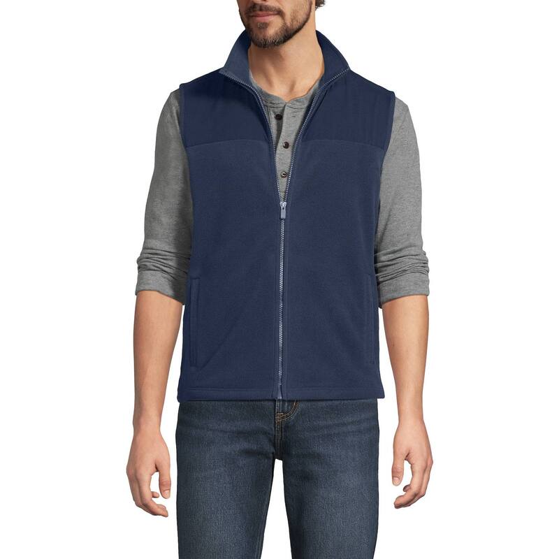 ランズエンド メンズ アウター ジャケット・ブルゾン ベスト フリース Men's Lands' End AnyweatherainDefense T200 Fleece Vest Lush Burgundy バーガンディ