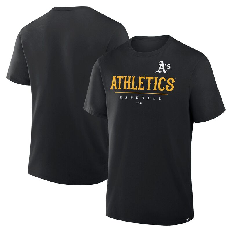 ファナティクス メンズ トップス Tシャツ Men's Fanatics Black Athletics Color Pop Legacy Clubhouse T-Shirt Oas Black ブラック