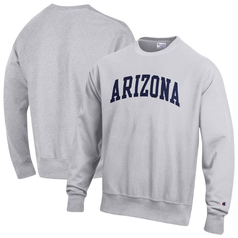 チャンピオン メンズ トップス Tシャツ スウェット フリース Men's Champion Gray Arizona Wildcats Reverse Weave Fleece Sweatshirt Arz Grey グレー