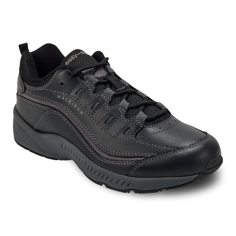 イージースピリット レディース シューズ スニーカー Easy Spirit Romy Women\u0027s Classic Walking Sneakers Black 黒いこと