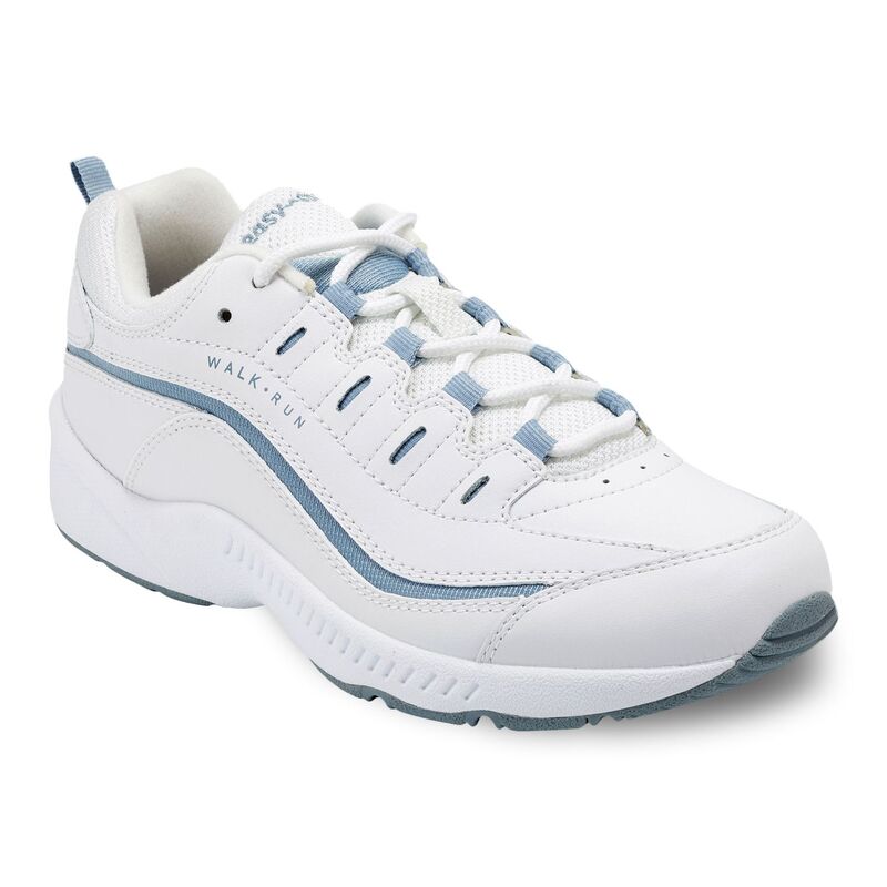 イージースピリット レディース シューズ スニーカー Easy Spirit Romy Women\u0027s Classic Walking Sneakers White Light Blue 白いこと