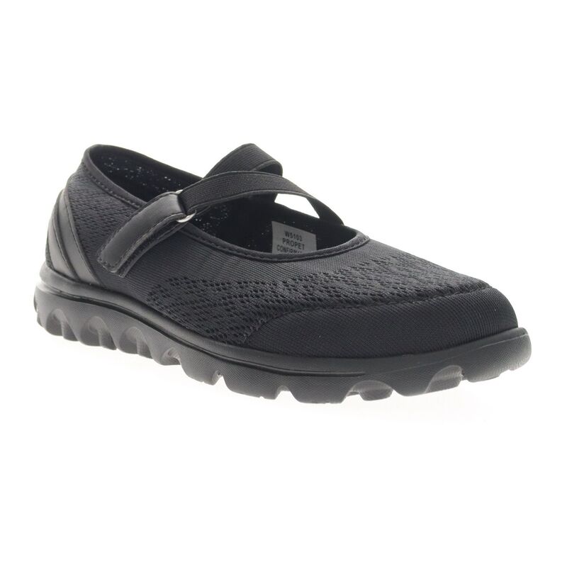 プロペット レディース シューズ スニーカー PropetravelActiv Women's Mary Jane Walking Shoes All Black ブラック