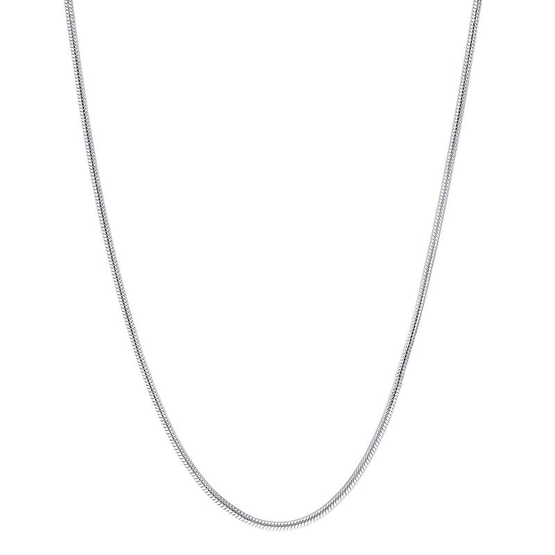 ステラ グレース レディース アクセサリー ネックレス・チョーカー・ペンダントトップ Stella Grace Sterling Silver 1.2 mm Snake Chainecklace Sterling シルバー