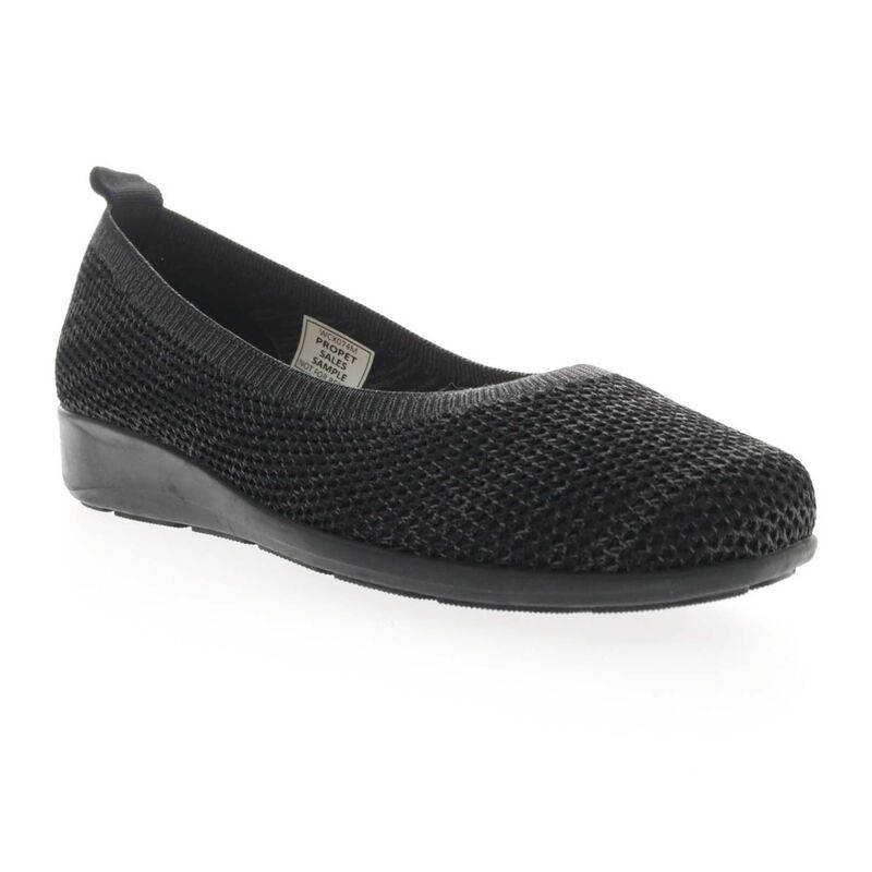 労働者階級愛玩動物 レディース シューズ スリッポン・ローファー Propet Yen Women\u0027s Casual Shoes Black 黒いこと レディース靴-ローファー