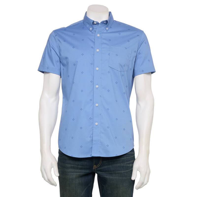 ソノマ メンズ トップス ティーシャツ Men\u0027sonoma Goods For Life Adaptive Short Sleeve Perfect Length Shirt Kite Geo Blue 青色 Tシャツ・カットソー-メンズファッション-トップス