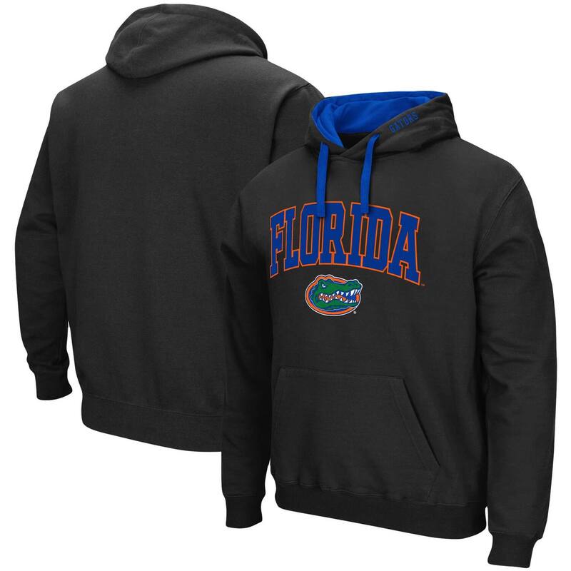コロシアム メンズ トップス Tシャツ トール ロゴ パーカー Men's Colosseum Black Florida Gators Big & Tall Arch & Logo 2.0 Pullover Hoodie Fld Black ブラック