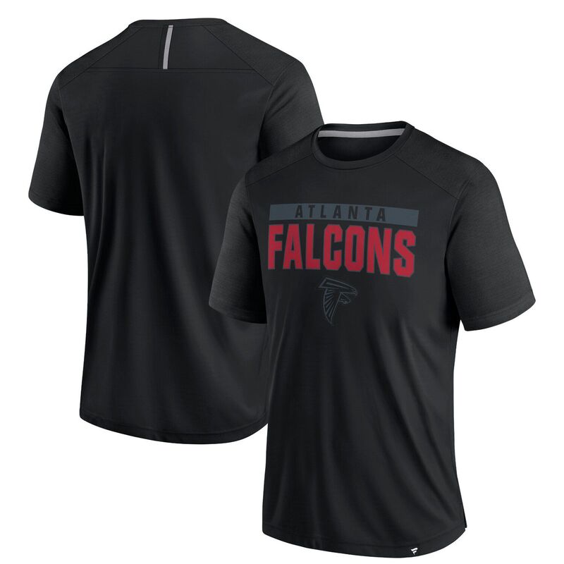 ファナティクス メンズ トップス Tシャツ Men's Fanatics Black Atlanta Falcons Defender Blackout-Shirt Fal Black ブラック