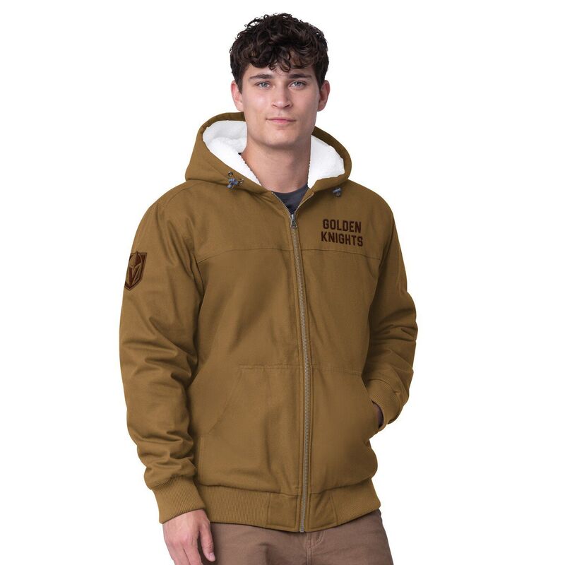 カール バンクス メンズ アウター ジャケット・ブルゾン パーカー Men's G-III Sports by Carl Banks Tan Vegas Golden Knights Build Up Full-Zip Hoodie Jacket Lvk Multi マルチカラー