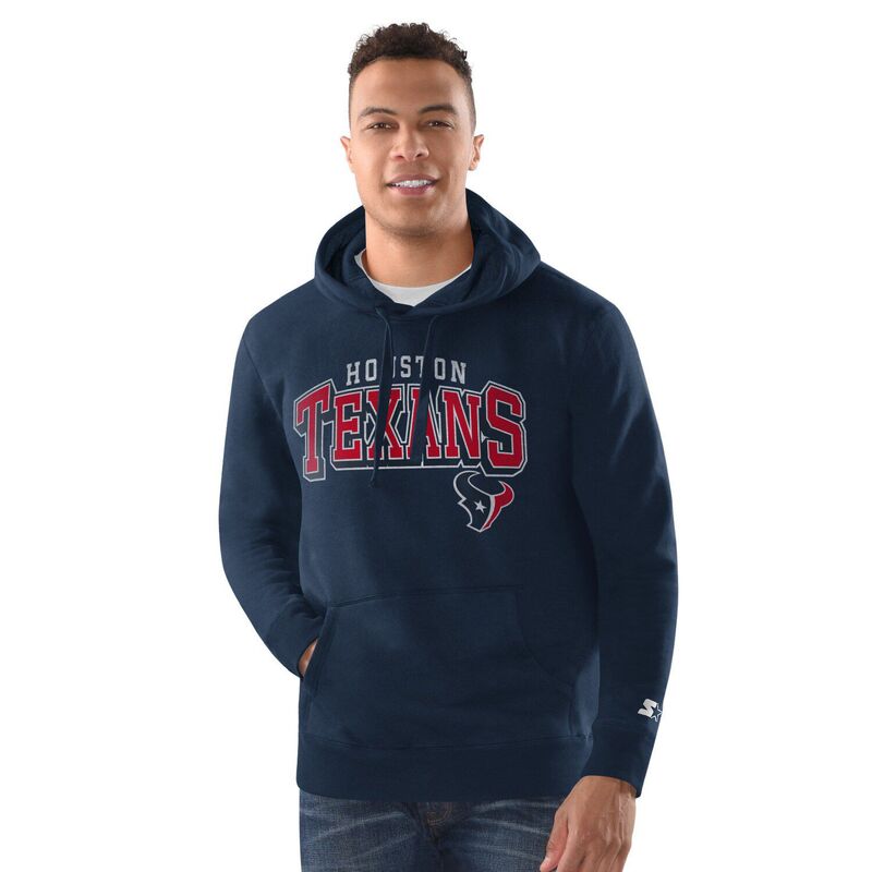 スターター メンズ トップス Tシャツ ヴィンテージ パーカー Men'starter Navy Houston Texans Vintage Pullover Hoodie Txs Navy ネイビー