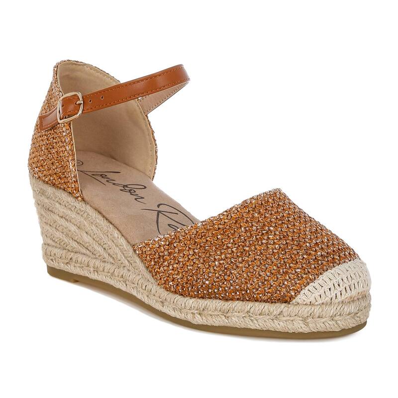 ロンドンラグ レディース シューズ サンダル London Rag Kalista Women\u0027s Espadrille Wedge Sandals Tan タン