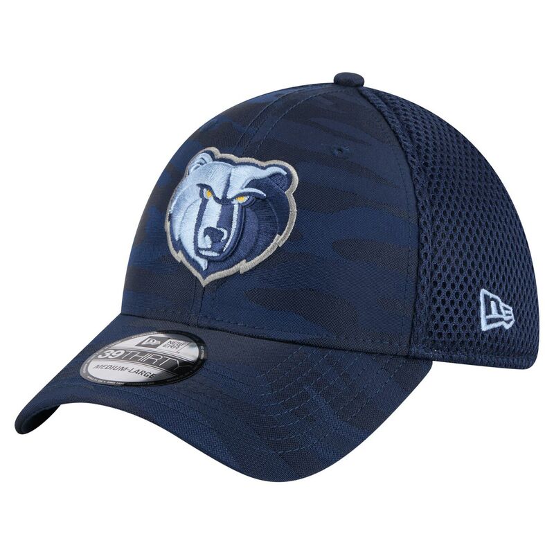 ニューエラ メンズ アクセサリー 帽子 Men's New Era Navy Memphis Grizzliesubtle Camo 39THIRTY Flex Hat Grz Navy ネイビー