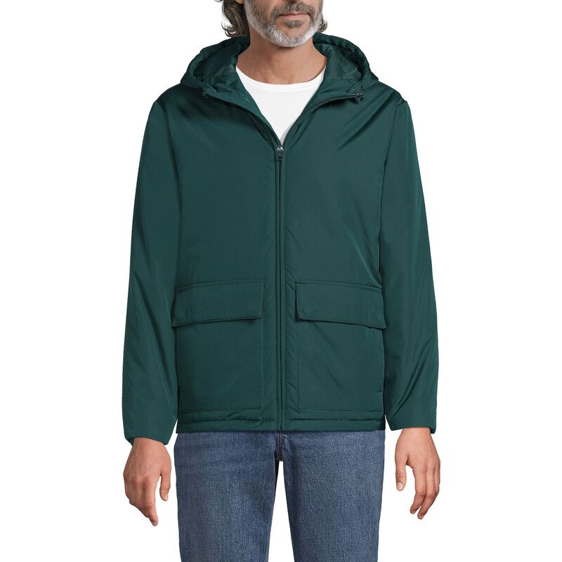 ランズエンド メンズ アウター ジャケット・ブルゾン フーデッドジャケットール Big & Tallands' End FeatherFree Insulated Hooded Jacket Deepine