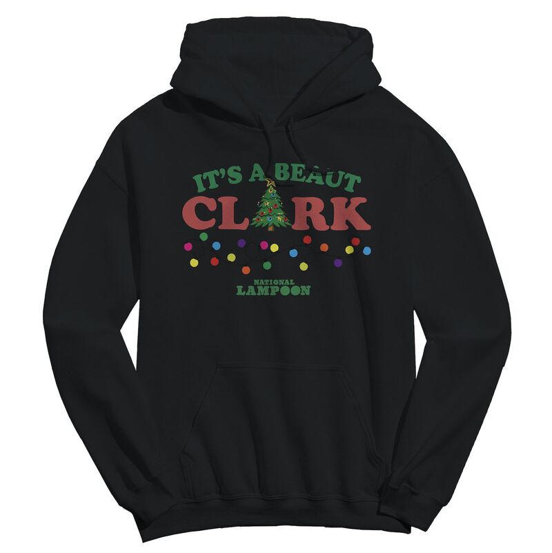 アニメキャラクター メンズ トップス Tシャツ パーカー グラフィック Licensed Character Men's Nationalampoon's Christmas Vacation It's A Beaut Clark Graphic Hoodie Black ブラック