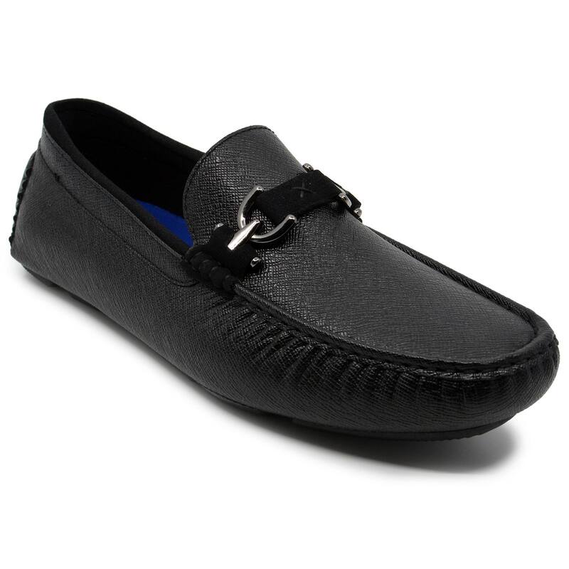アカデミクス メンズ シューズ スリッポン・ローファー Akademiks Dover Men's Loafers Black ブラック|ReVida 店
