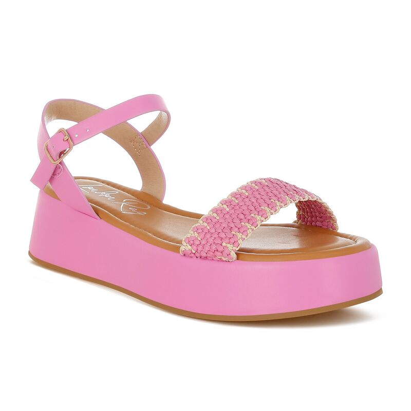 ロンドンラグ レディース シューズ サンダル プラットホーム London Rag Anglong Women\u0027s Platform Sandals Pink サクラ色